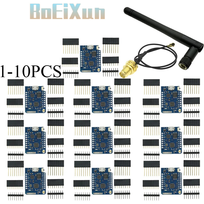 D1 Mini Pro - 1-10개 WEMOS D1 Mini Pro ESP8266