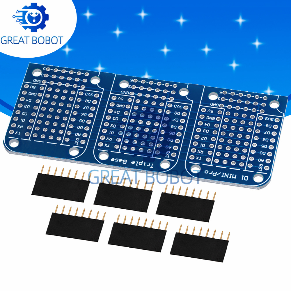 Wemos D1 Mini - BS 트리플 쉴드 WeMos D1 미니