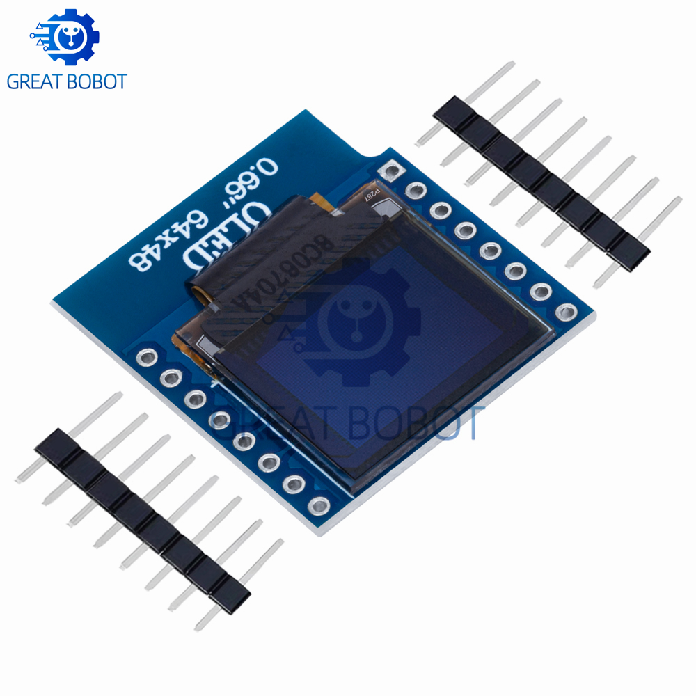 BS 0.66인치 64x48 I2C OLED 디스플레이 - Wemos D1 리뷰 및 가격