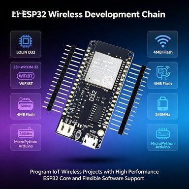 Wemos LOLIN D32 V1.0.0 ESP32 보 - Lolin D32 리뷰 및 가격